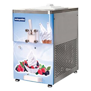Tek Kollu Dondurma Makinesi, Set Üstü, Pompalı, Karıştırıcılı,11 Lt