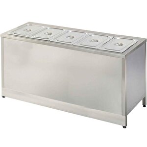 Sıcak Servis Ünitesi, Elektrikli Sıcaklık Dolaplı, 190x70 Cm