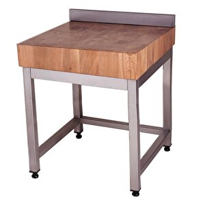 Et Kütüğü Ahşap Tablalı, 60x70 Cm