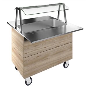 Electrolux Professional Aydınlatmalı Üst Raf Ve Paslanmaz Çelik Tepsi Kaydırma, Y=900 Mm F01h3aw02s