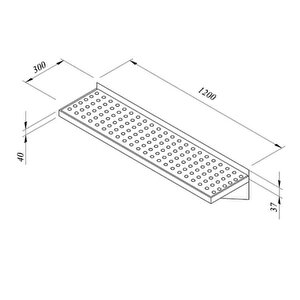 Süzme Rafı, 120 Cm