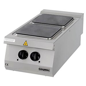 Set Üstü Elektrikli Ocak, İkili, 40x90x30 Cm, Osoe 4090