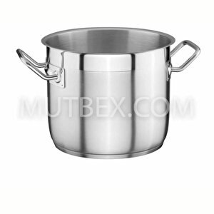 Kapaksız Silindirik Tencere, Ev Tipi Gövde, 20x17 Cm