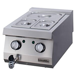 Yeni 700 Serisi, Set Üstü Elektrikli Bain Marie, 40x70x30, Gn Kaplar Hariç, Obe 4070
