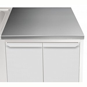 Electrolux Professional Üst Tabla, Sırtsız, 800 Mm, 1,5 Mm Kalınlıkta Üst Tabla 18 Mm Kalınlığında Ses Sönümlendirici Malzeme Ve Ayrıca 2 Paslanmaz Kayıtla Güçlendirilmiştir - Modular Line Tpla8