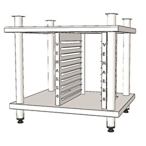 Def-k10a 10’lu Konveksiyonlu Fırın Alt Stand 10 Gn - 1/1