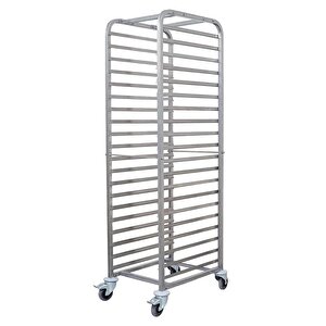 17 Raflı Tepsi Taşıma Arabası, Demonte, 2/1 Gn