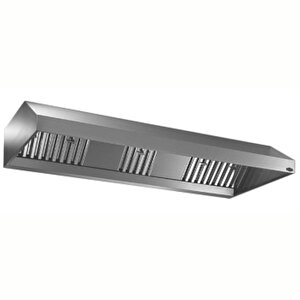 Electrolux Professional Duvar Tipi Davlumbaz, Kendinden Fan Motorlu, 2500 M³/s, Labirent Filitreli, Paslanmaz Çelik - 1200x1100 Mm, Blockventil Serisi Abpv1112bt