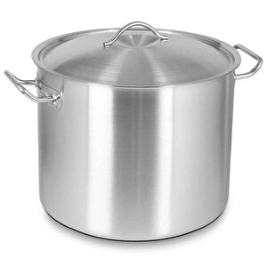 Kapaklı Silindirik Tencere, 45x45 Cm