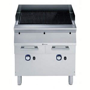 Electrolux Professional Gazlı Barbekü-grill, Çift Taraflı Döküm Izgaralı (et İçin Yivli, Balık-sebze İçin Düz), Alt Standlı E9grghgcfu