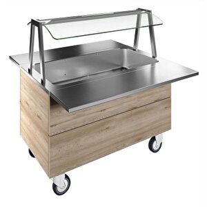 Electrolux Professional Üst Raf, İki Adet Paslanmaz Çelik Tepsi Kaydırma, Y=750 Mm F11c3kw02s