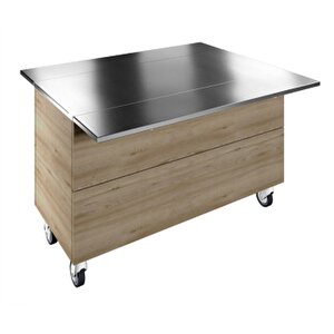 Electrolux Professional Tekerlekli, İki Adet Paslanmaz Çelik Tepsi Kaydırma Y=900 Mm F00n4aw00s