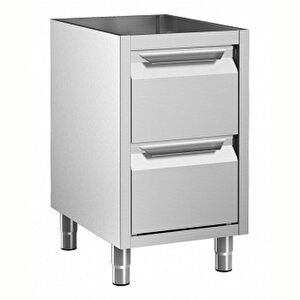 Electrolux Professional Alt Dolap, Üst Tablasız, 2 Çekmeceli - 500 Mm Rau5002dw