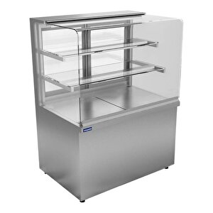 Etd-12n10 Düz Camlı Nötr Teşhir Dolabı, 240 Lt, 100x70x135 Cm