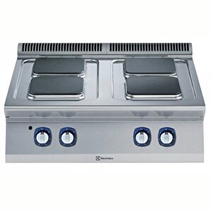 Electrolux Professional Endüstriyel 4 Kare Pleytli Set Üstü Elektrikli Ocak, Her Ocak 2,6 Kw, Derinlik 730 Mm - 800 Mm E7eceh4q00