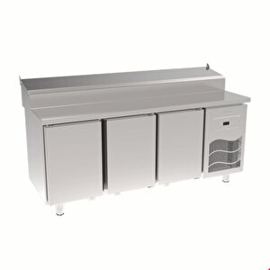 İnoksan Sgt190 - Paslanmaz Tablalı 3 Kapaklı Pizza Hazırlık Buzdolabı