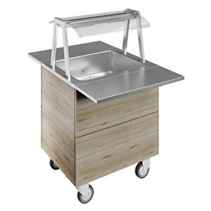 Electrolux Professional Servis Rafı Ve Paslanmaz Çelik Tepsi Kaydırma, Y= 900 Mm F03h2aw04s