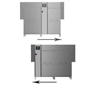 Electrolux Professional Çift Durulamalı Konveyörlü Bulaşık Makinesi, 250 Sepet/saat, Enerji Tasarruf Cihazı, Clear Blue Filtreleme Sistemi, Elektrikli, Dokunmatik Ekran, Sağ> Sol, Termal Etiket Uyumlu Edr250er5v