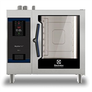 Electrolux Professional Skyline Pros Kombi Fırın, Boylersiz, Dokunmatik Ekran Kontrollü, 6x1/1gn, Gazlı, 2 Pişirme Modu (program, Manuel), Otomatik Temizlik, Lpg Ecog61k2h0