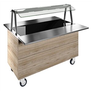 Electrolux Professional Lambalı Üst Raf Ve Paslanmaz Çelik Tepsi Kaydırma, Y=900 Mm F04h4aw04s