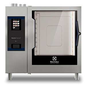 Electrolux Professional Skyline Premiums Kombi Fırın, Boylerli, Dokunmatik Ekran Kontrollü, 10x2/1gn, Gazlı, 3 Pişirme Modu (otomatik, Program, Manuel), Otomatik Temizlik, Soldan Menteşeli Kapı Ecog102t2gl