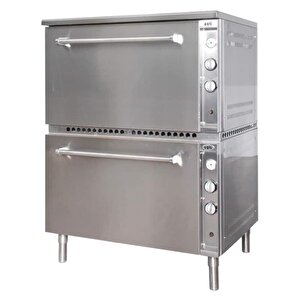 İki Katlı Fırın, Gazlı, Elektrikli, 120x90x154 Cm