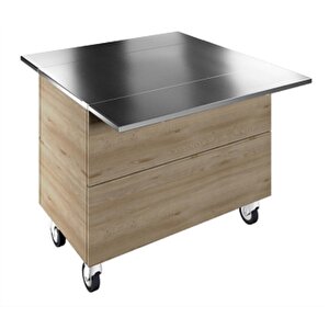 Electrolux Professional Tekerlekli, İki Adet Paslanmaz Çelik Tepsi Kaydırma Y=900 Mm F00n3aw00s