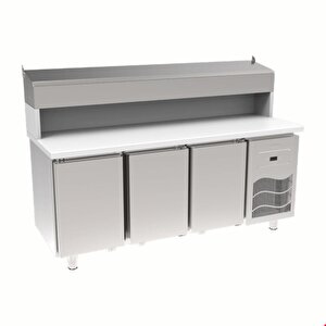 İnoksan Sgp190 - Polietilen Tablalı 3 Kapılı Pizza Hazırlık Ünitesi