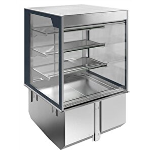 Electrolux Professional Soğutmalı Teşhir Üniteli, Kare, Orta Servis - 4 Saat (2 Gn Tepsi Kapasiteli) D15r2