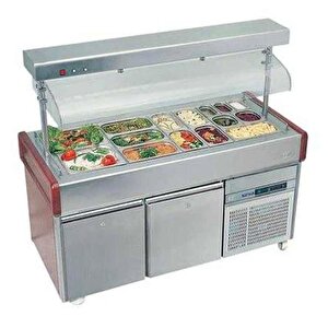 Saladbar, Asansörlü, Osba, Meşe, 150x70 Cm