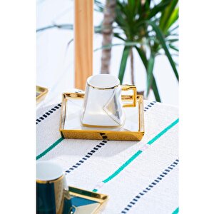 Acar Hxf-08425 Rosemary 6'lı Kahve Fincan Takımı Karışık Renk