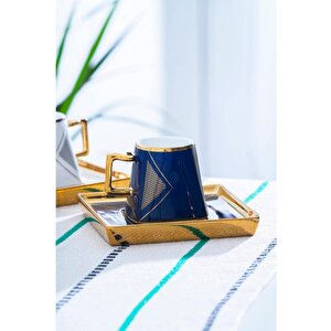 Acar Hxf-08425 Rosemary 6'lı Kahve Fincan Takımı Karışık Renk