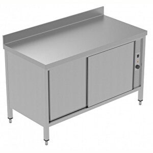 Electrolux Professional Sıcaklık Dolabı, 1 Ara Raf Ve 2 Kayar Kapılı, Fanlı Isıtma, Sırtlı - 1400 Mm, Plus Gtc1410e