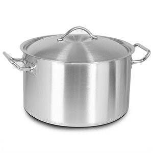 Kapaklı Silindirik Tencere, 50x30 Cm