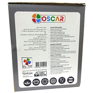 Yonca Oscar Küre Aile Boy Çelik Çaydanlık Kırmızı