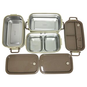 Çelik Hazneli Üçlü Taşıma-saklama Kabı Yk1612