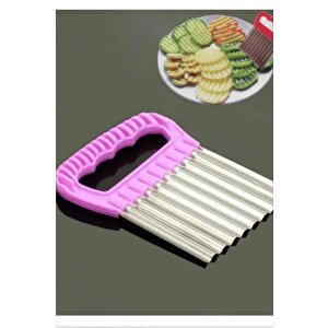 Cips Patates Doğrayıcı Chips Chopper Şekilli Sebze Ve Meyve Dilimleyici