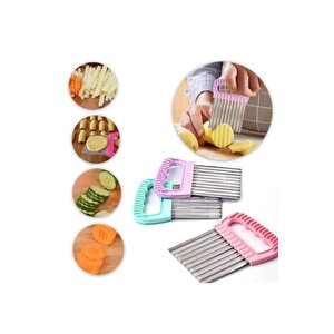 Cips Patates Doğrayıcı Chips Chopper Şekilli Sebze Ve Meyve Dilimleyici