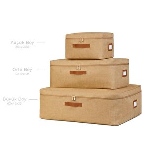 Ocean Home Textile 3'lü Jüt Hurç Set