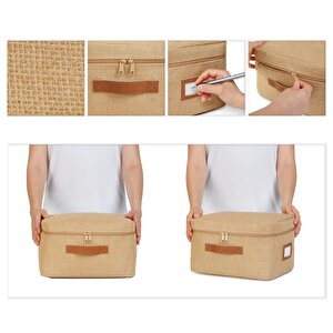 Ocean Home Textile Küçük Boy Jüt Hurç 30 X 22 X 18 Cm