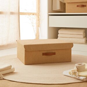 Jüt Kapaklı Kutu 48 X 40 X 19 Cm