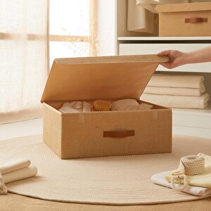 Jüt Kapaklı Kutu 48 X 40 X 19 Cm