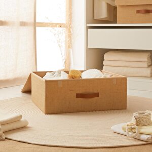 Jüt Kapaklı Kutu 48 X 40 X 19 Cm