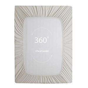 Soley | Jersey | %100 Pamuk Çift Kişilik 140 X 200 Lastikli Çarşaf