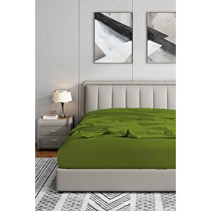 | Jersey | %100 Pamuk Çift Kişilik 140 X 200 Lastikli Çarşaf 1042 Yeşil