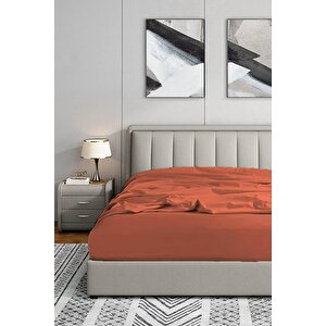 | Jersey | %100 Pamuk Çift Kişilik 140 X 200 Lastikli Çarşaf 3850 Kiremit