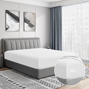 | Jersey | %100 Pamuk Çift Kişilik 140 X 200 Lastikli Çarşaf 1000 Beyaz