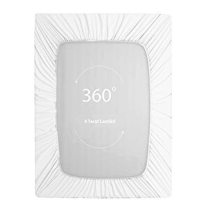 Soley | Jersey | %100 Pamuk Çift Kişilik 140 X 200 Lastikli Çarşaf