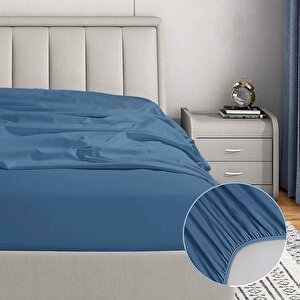Soley | Jersey | %100 Pamuk Çift Kişilik 140 X 200 Lastikli Çarşaf
