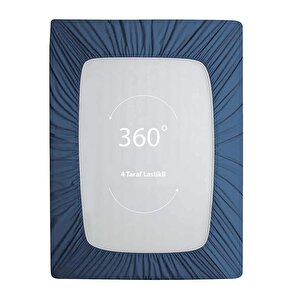 Soley | Jersey | %100 Pamuk Çift Kişilik 140 X 200 Lastikli Çarşaf